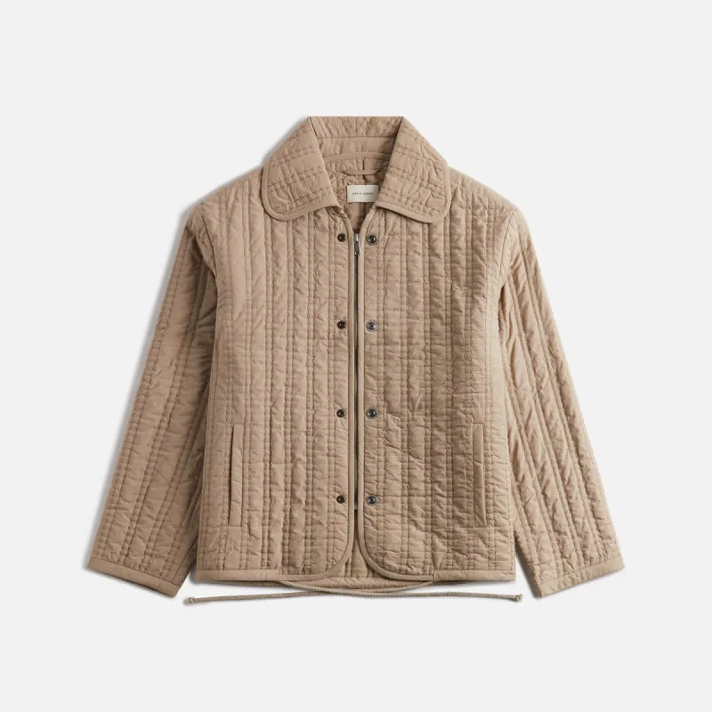 Craig Green Quilted Embroidery Jacket - Beige sold by Kith