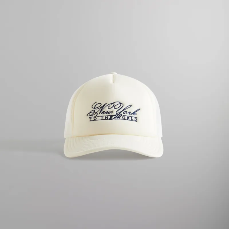 Kith NY to the World Nolan Poly Foam Trucker Hat - Lace sold by Kith
