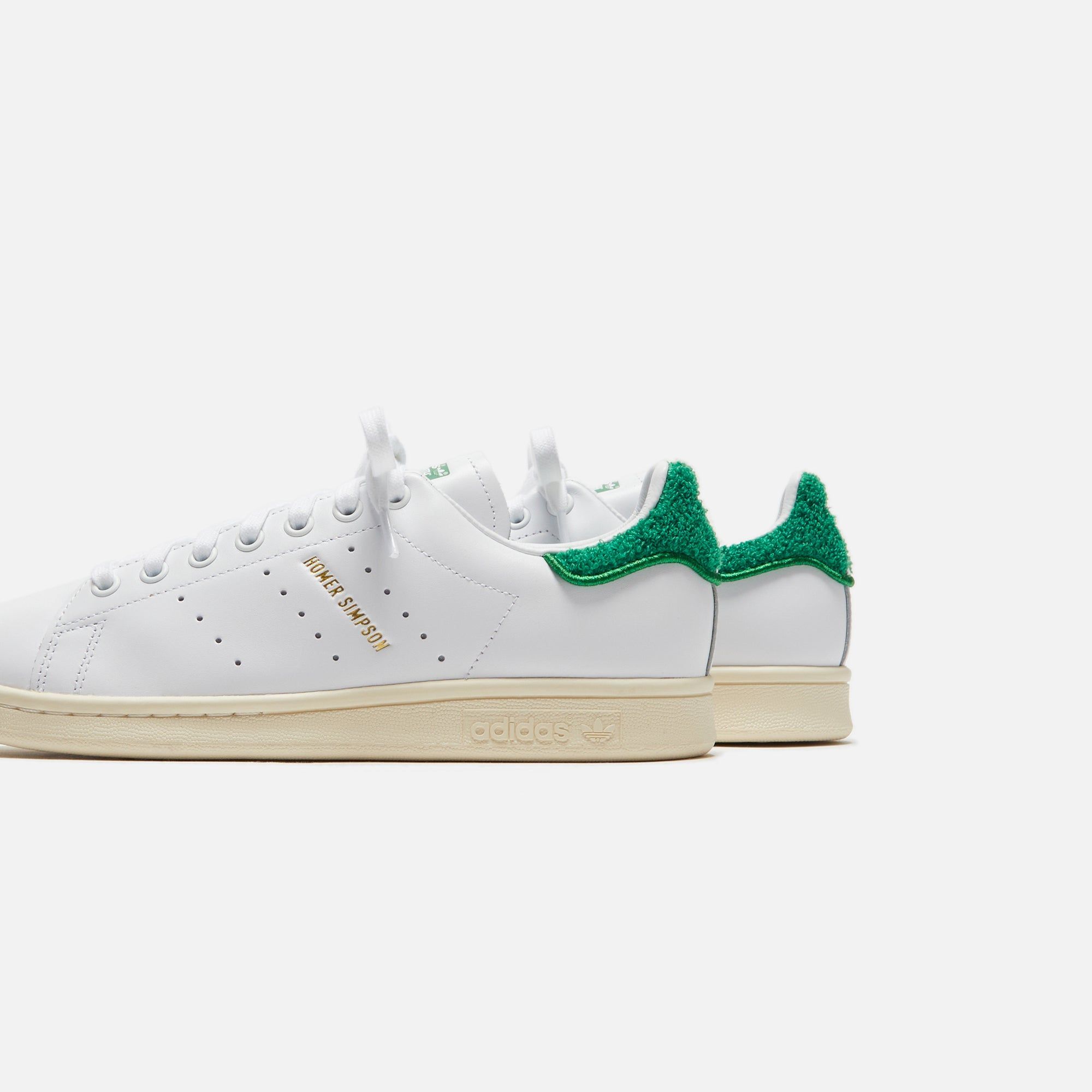 adidas x Homer Simpson Stan Smith - White / Green / Cream White sold by Kith product image thumbnail 3