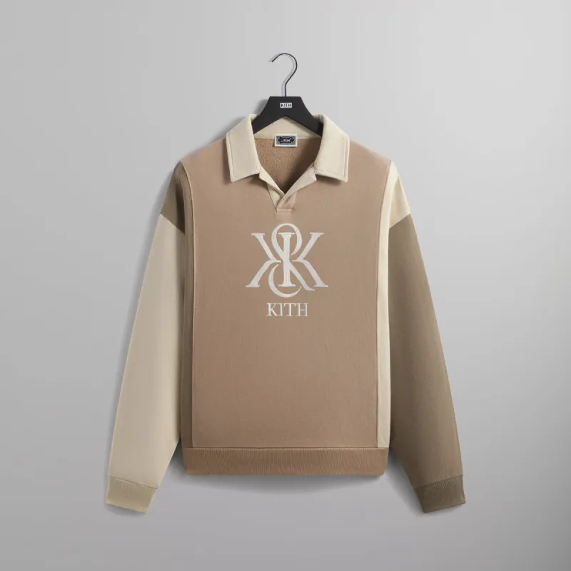 Kith Nelson Collared Pullover - Malt sold by Kith