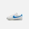 Nike WMNS Cortez - White / University Blue / Sail / Team Orange sold by Kith