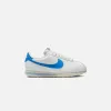 Nike WMNS Cortez - White / University Blue / Sail / Team Orange sold by Kith