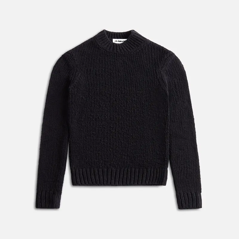 Jil Sander Stretch Cotton Knit - Black sold by Kith