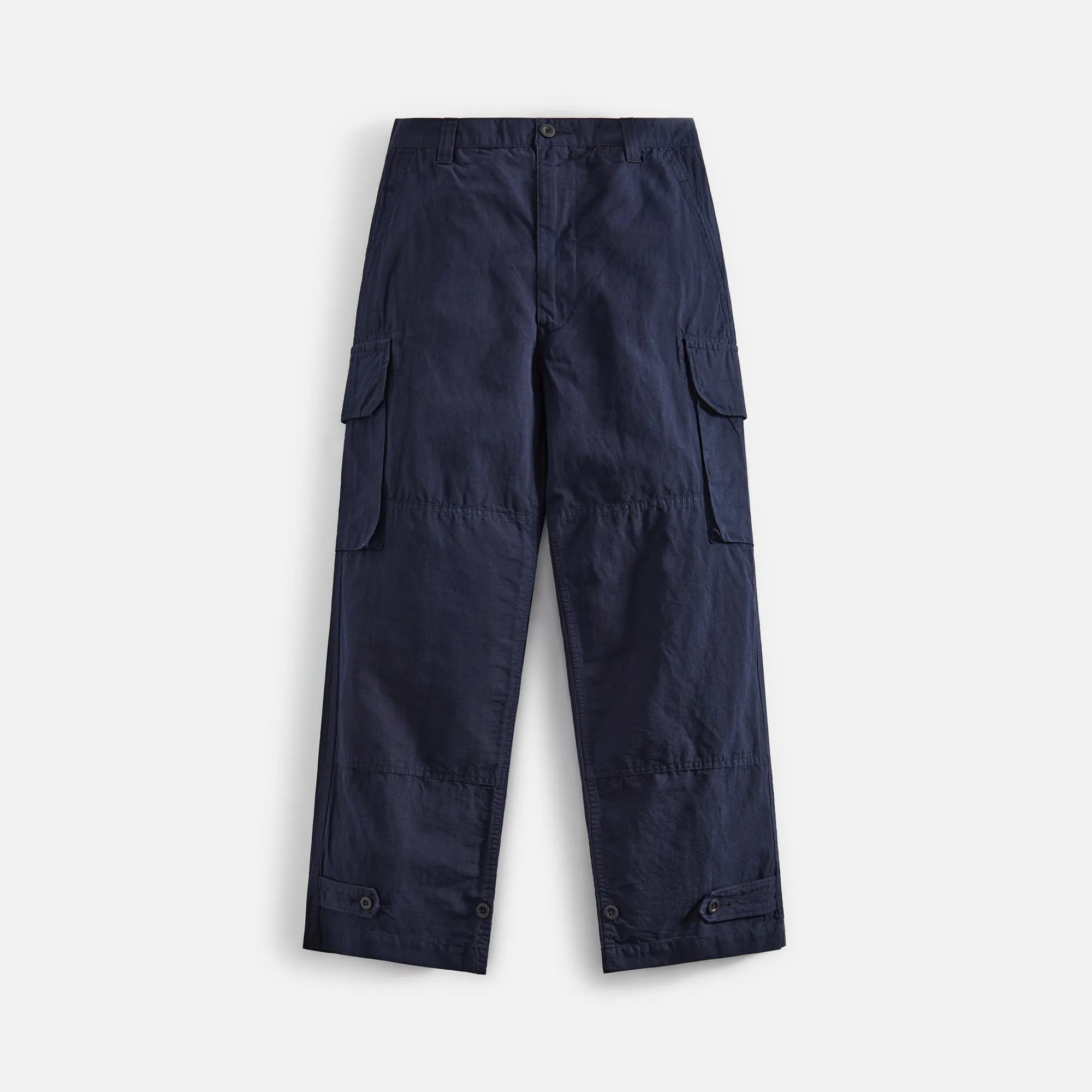 CDG Homme Cotton Linen Canvas Pant - Garment Dyed Navy sold by Kith