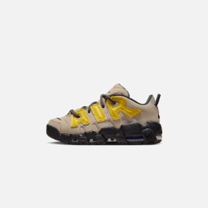 Nike x Ambush Air More Uptempo Low SP - Limestone / Vivid Sulfur sold by Kith