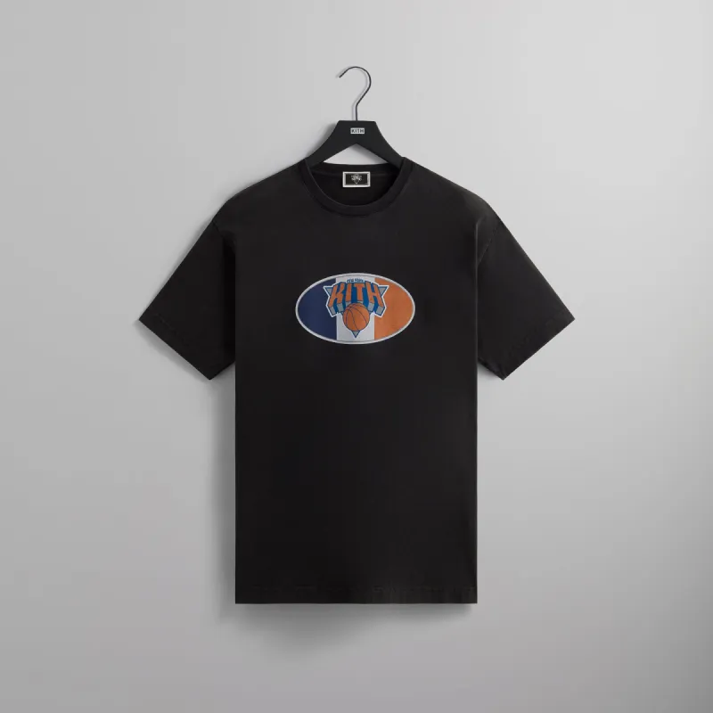 Kith for the New York Knicks NY Insignia Vintage Tee - Black sold by Kith
