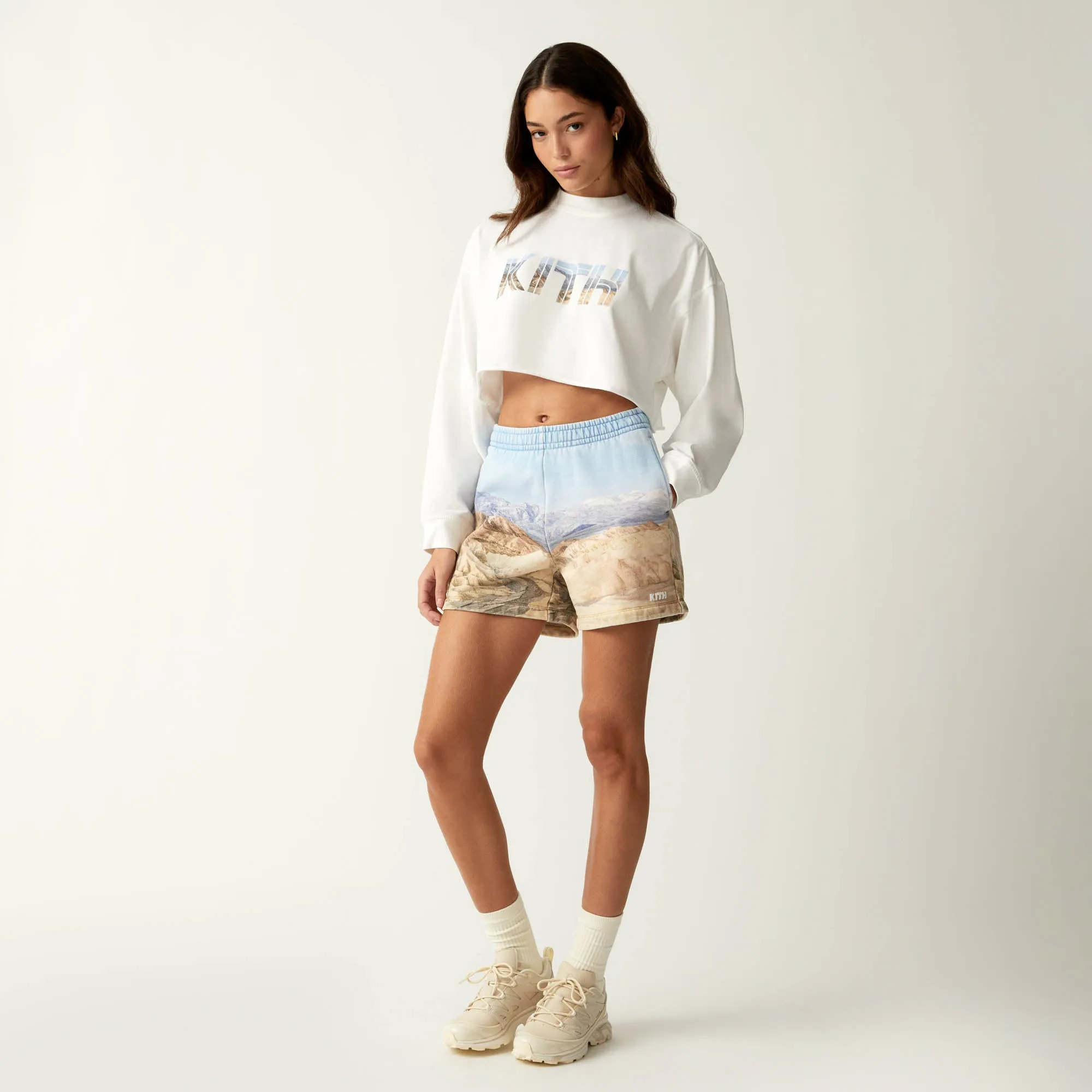 Kith Women Desert Landscape Jasper Long Sleeve - White sold by Kith product image thumbnail 3