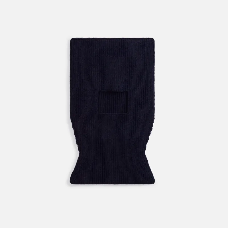 Margiela Gauge 7/Ancestral Hand Me Down - Balaclava Navy sold by Kith