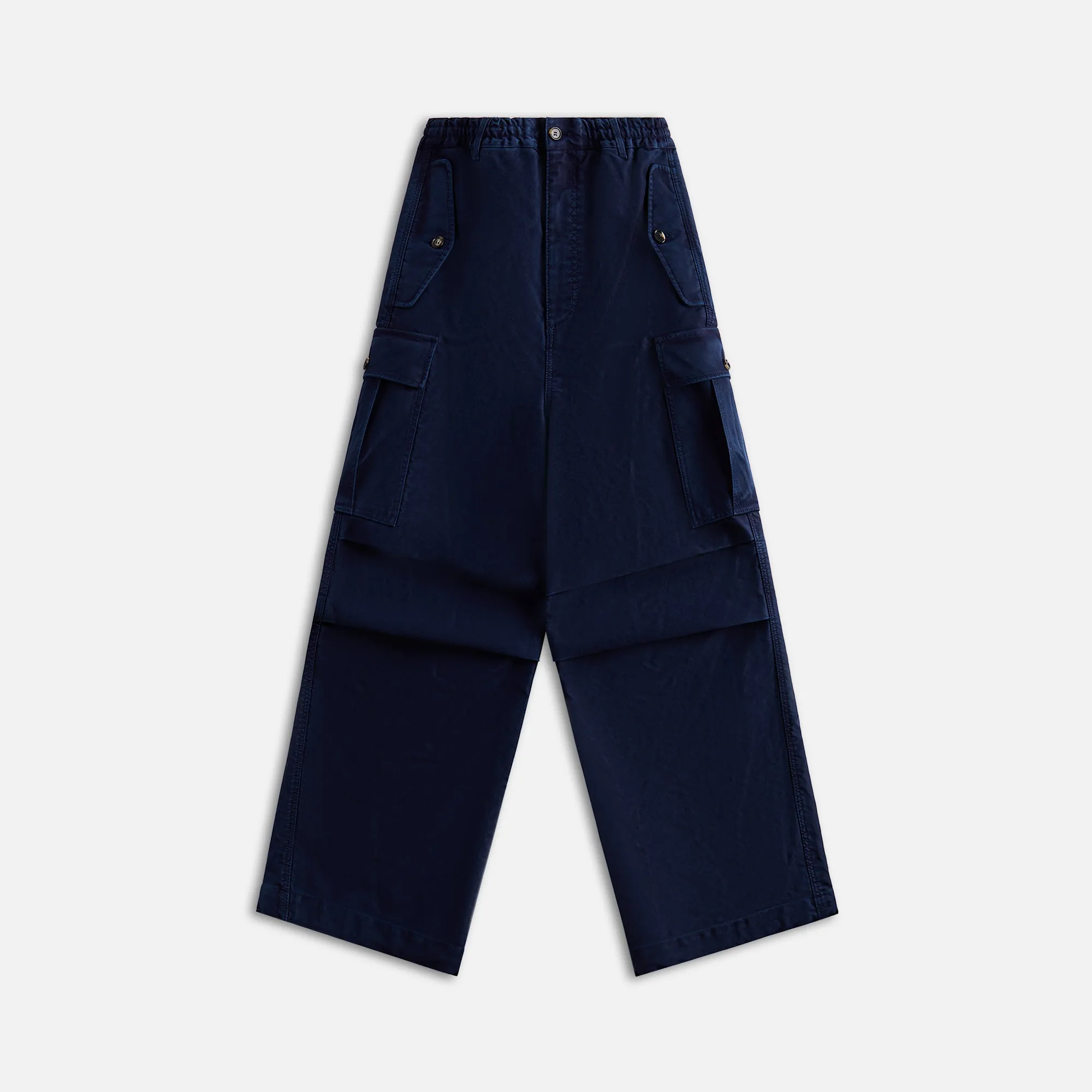 Marni Garment Dyed Denim Cargo Pants - Light Navy sold by Kith