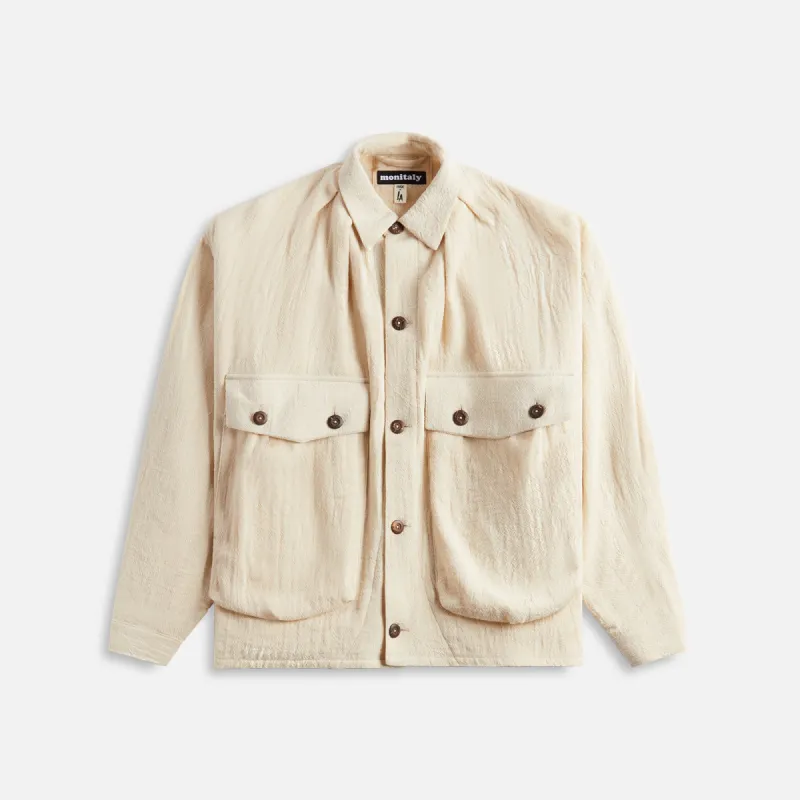 Monitaly Lazy Travel Jacket - Tropical Natural sold by Kith