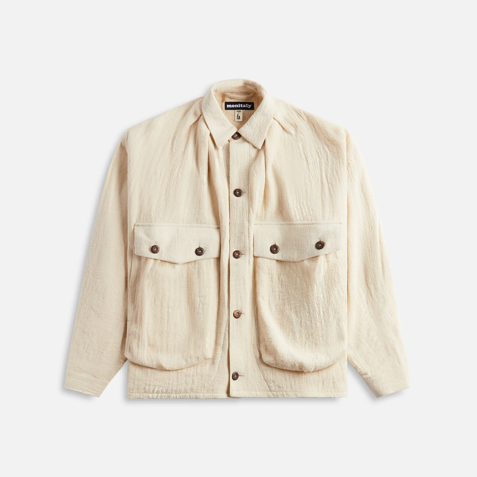 Monitaly Lazy Travel Jacket - Tropical Natural sold by Kith