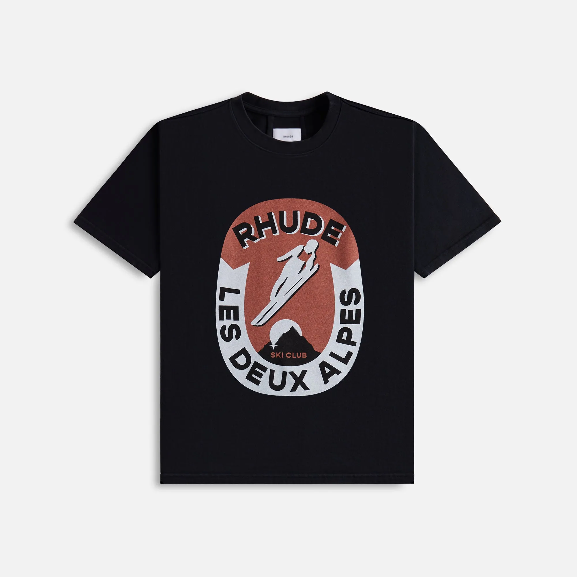 Rhude Les Deux Alpes Tee - Vintage Black sold by Kith