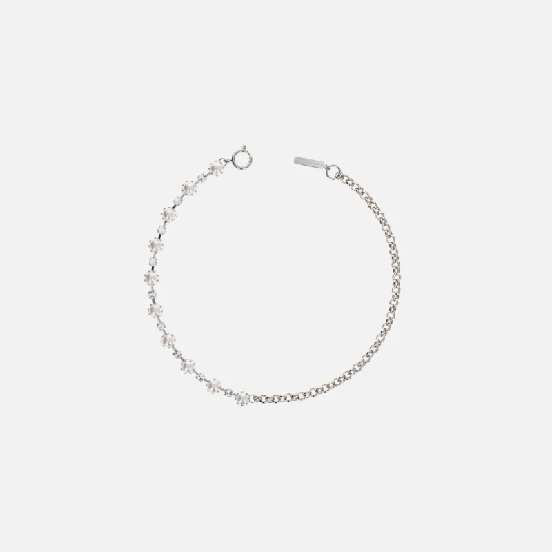 Justine Clenquet Moriah Necklace - Palladium sold by Kith
