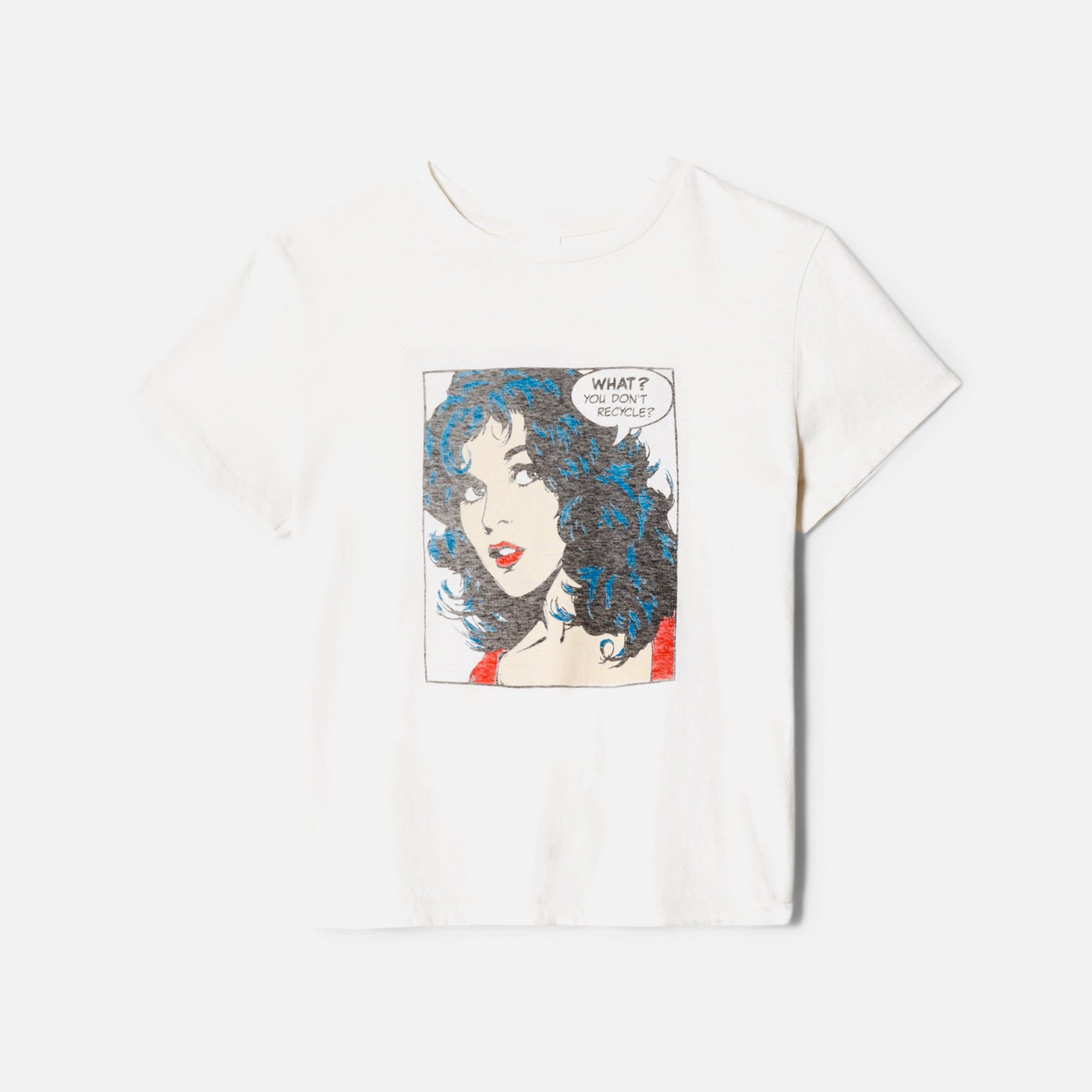 ReDone Classic Tee Recycle - Vintage White sold by Kith