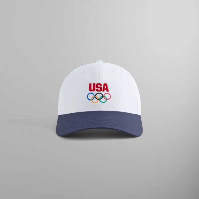 Kith for Team USA Nylon Aaron Cap - White sold by Kith