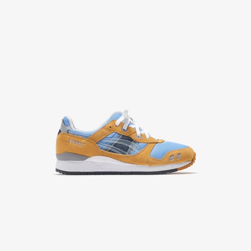 Asics x Awake Gel-Lyte III - Blue Yellow sold by Kith