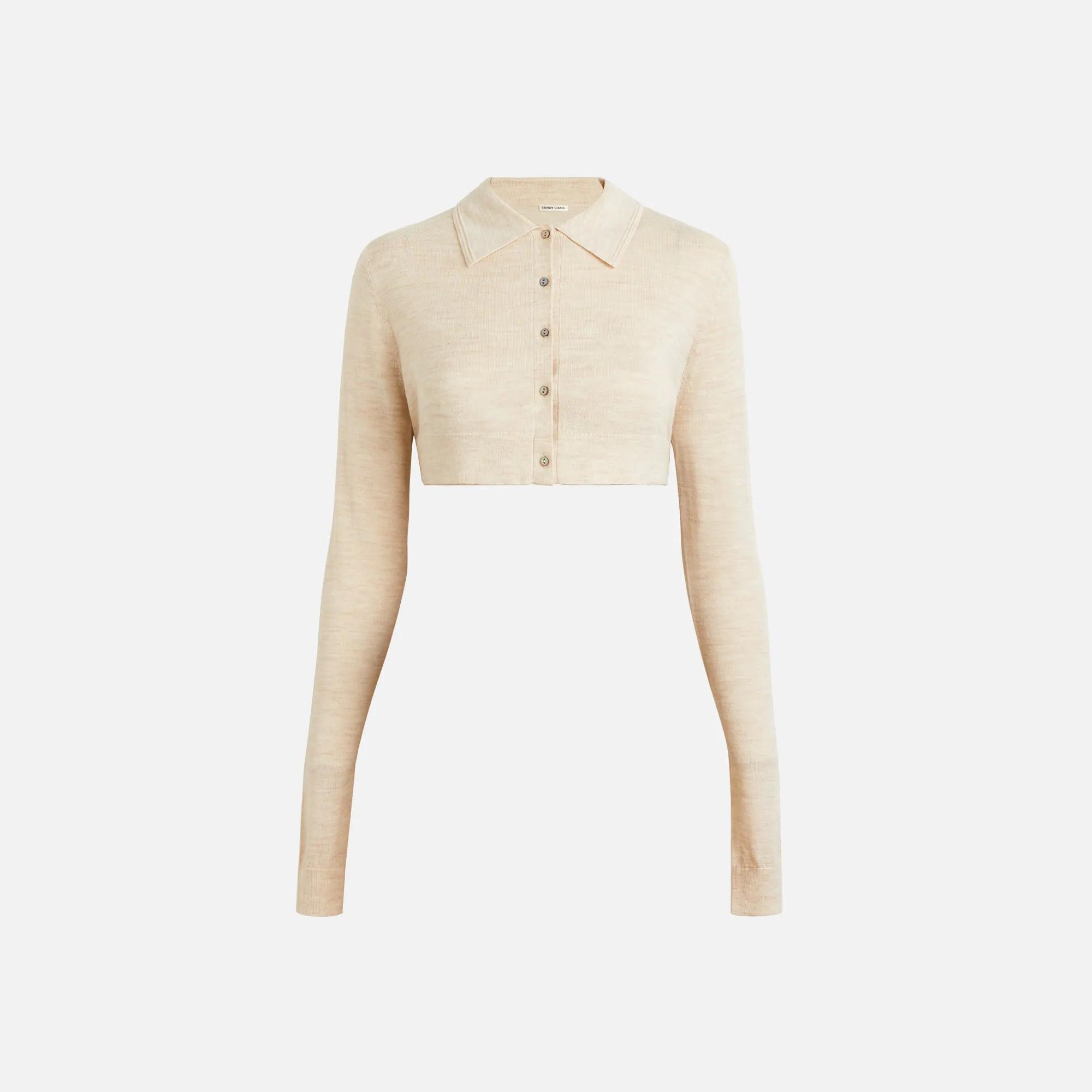 Sandy Liang Gerber Cardigan - Bone sold by Kith