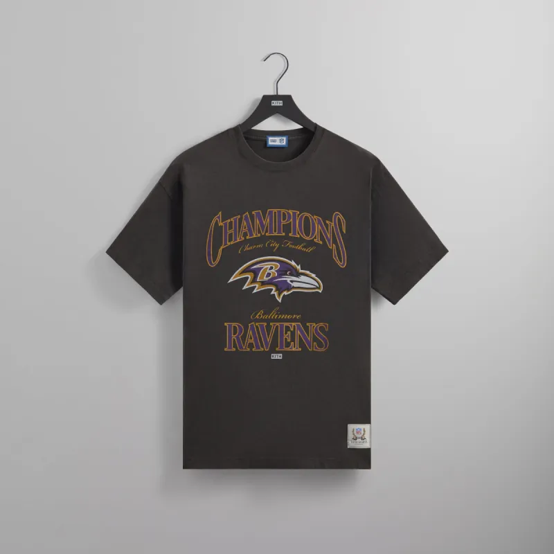 Kith for the NFL: Ravens Vintage Tee - Black sold by Kith