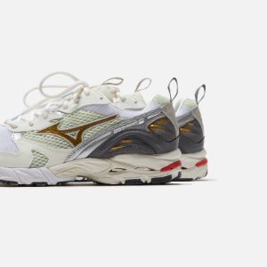 Mizuno Wave Rider 10 - White / Silver Cloud / Sunstruck sold by Kith