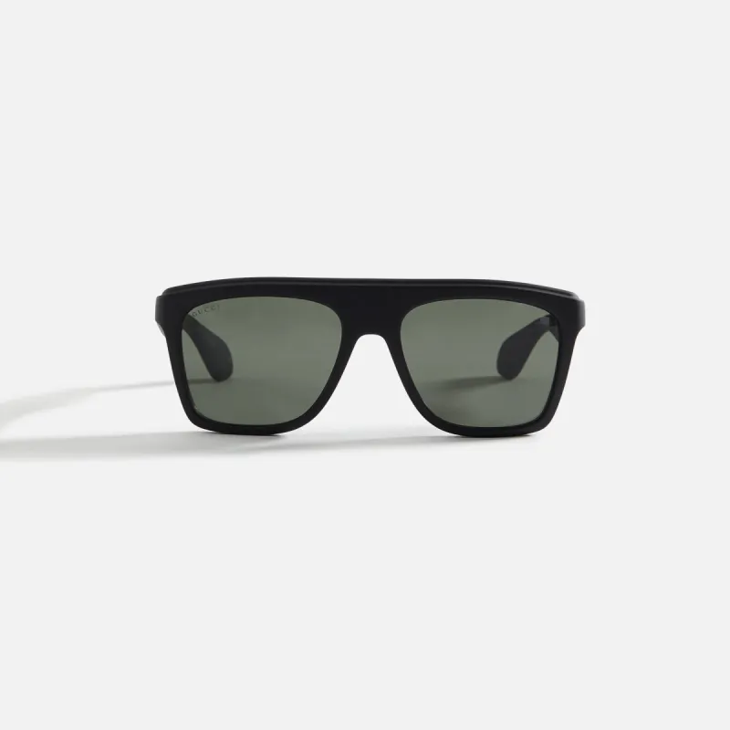 Gucci 57 Sunglass Man Injection - Black sold by Kith