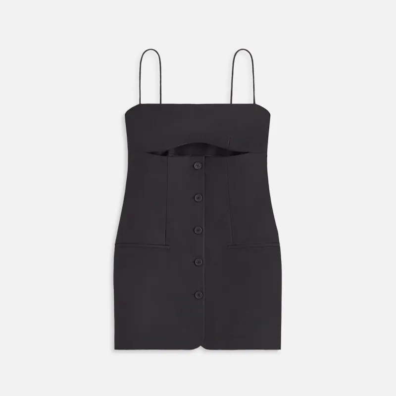 Kith Women Damaris Tailored Mini Dress - Black sold by Kith