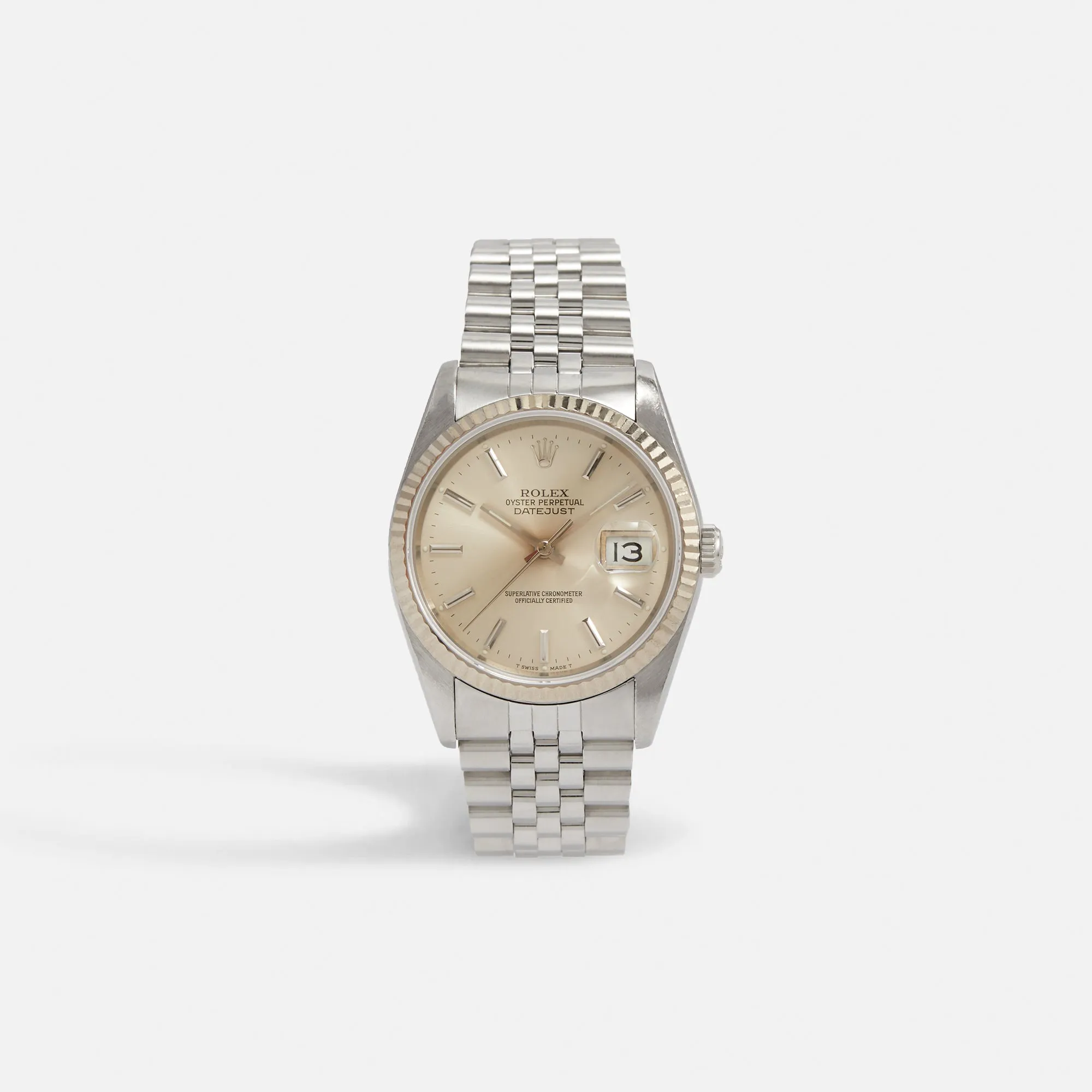 Wind Vintage Rolex Datejust 16234 - Silver Dial / Unpolished / Patina sold by Kith