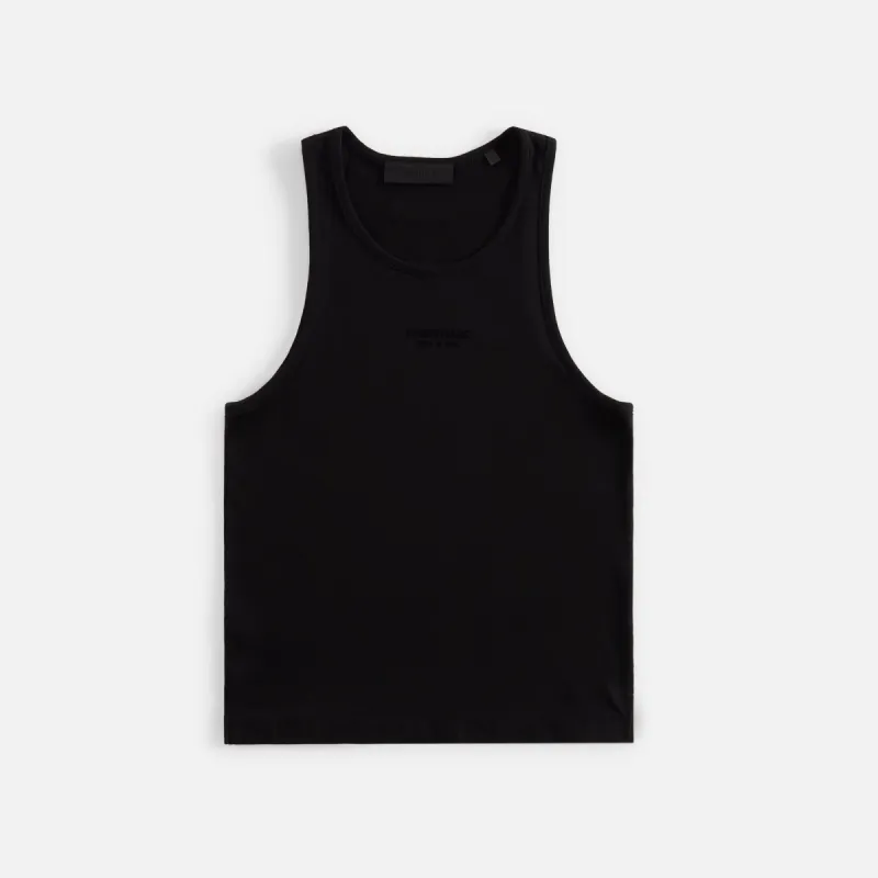Essentials Core Tank Top - Jet Black sold by Kith