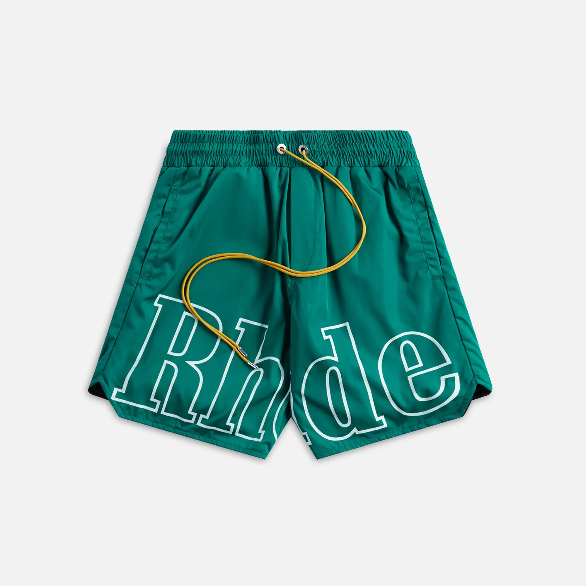 Rhude Logo Track Short - Green sold by Kith