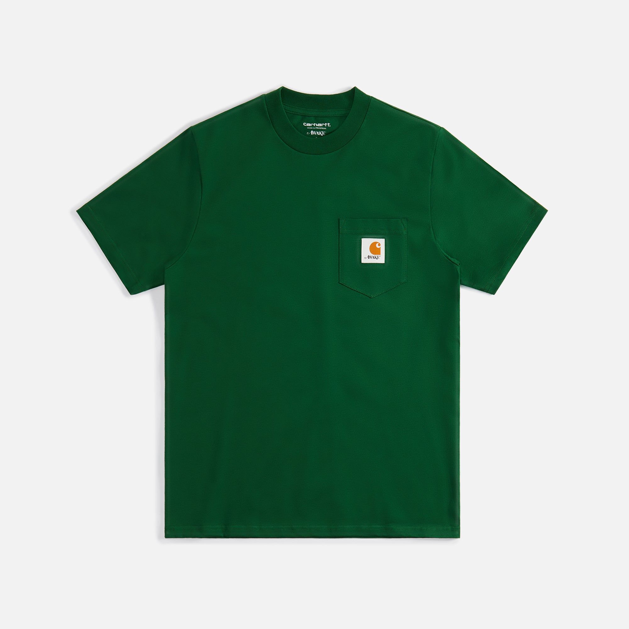 Kith Awake NY x Carhartt WIP Pocket Tee - Dark Green | Parallel