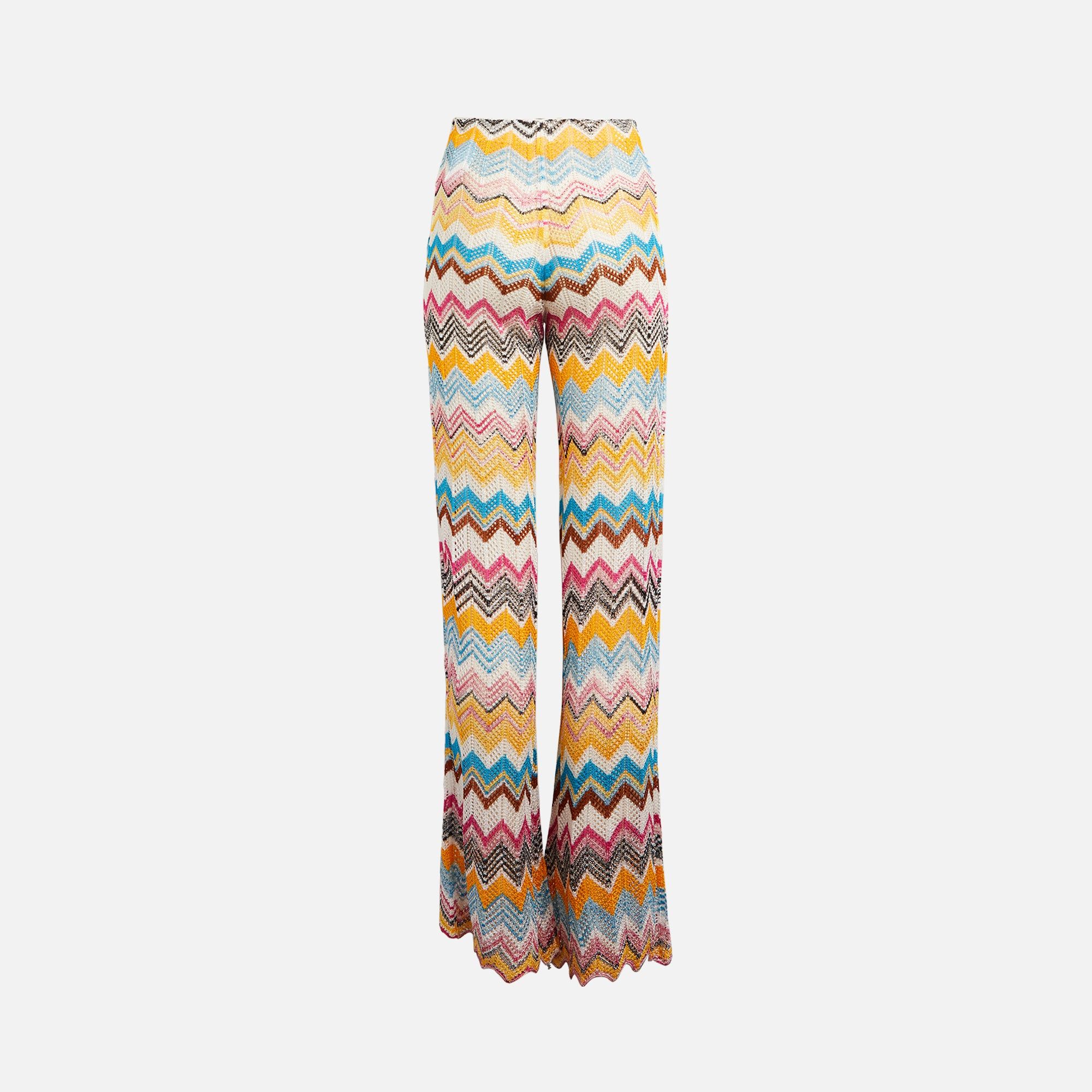 Missoni Flare Trousers - Multicolor Chevron sold by Kith product image thumbnail 2