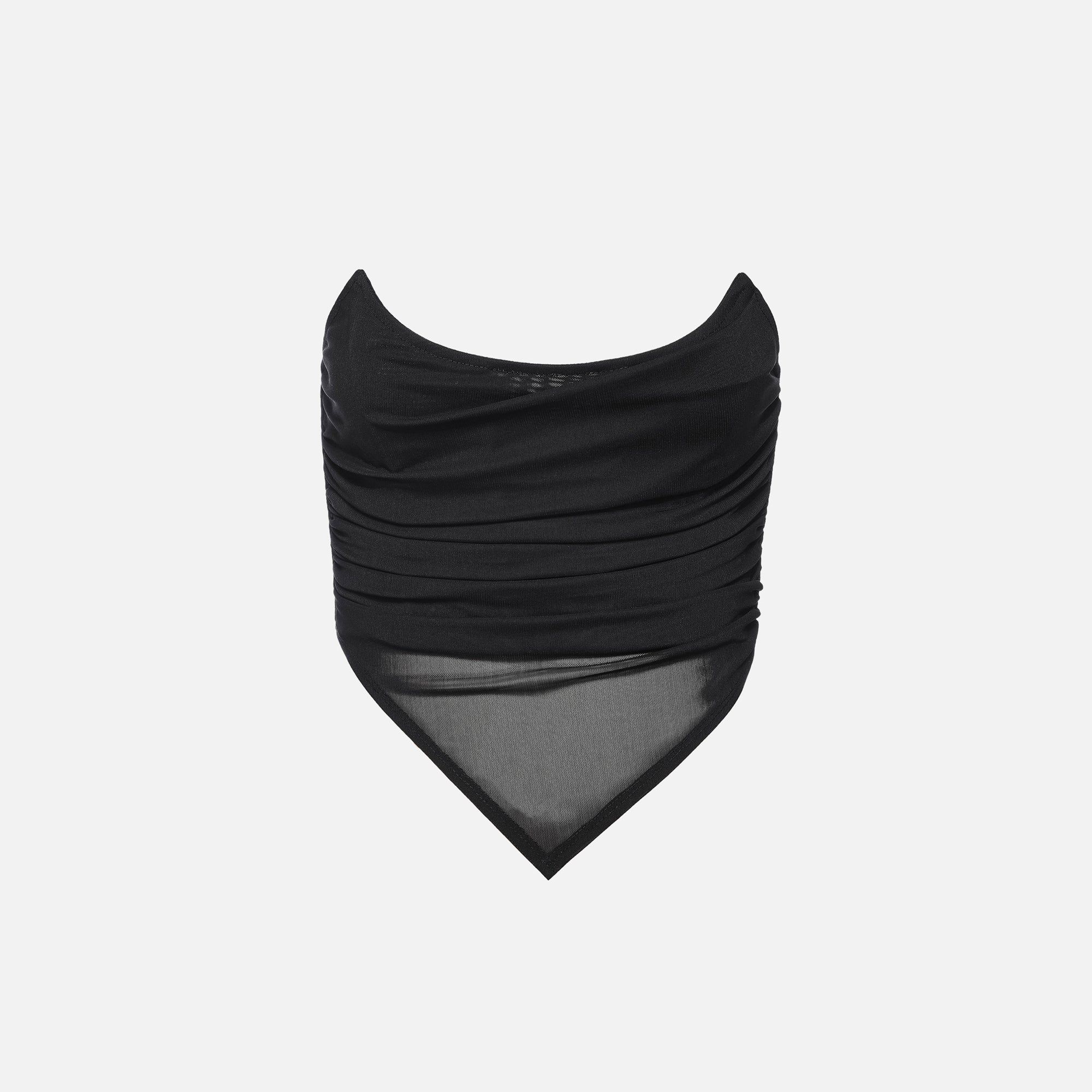 Miaou Poppy Corset - Black sold by Kith