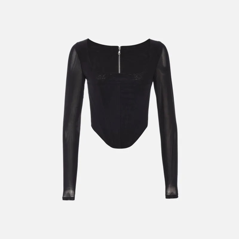 Miaou Maude Corset - Black sold by Kith