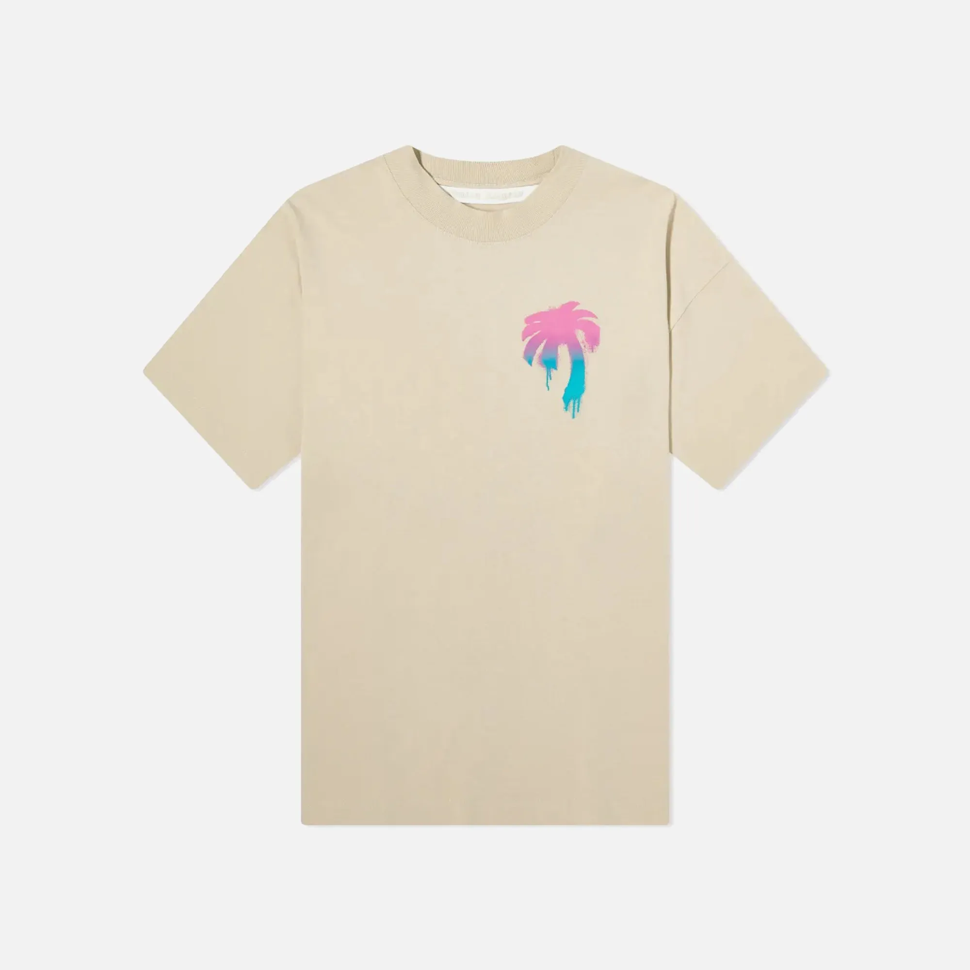 Palm Angels I Love PA Loose Tee - Beige sold by Kith