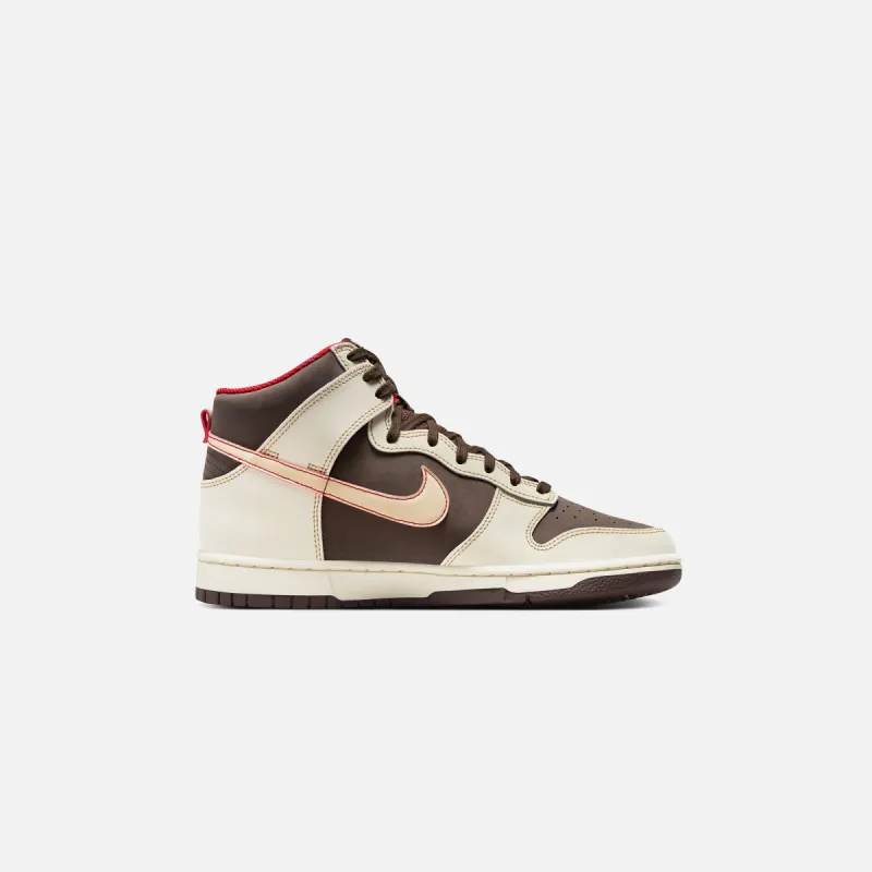 Nike Dunk High Retro SE - Baroque Brown / Sesame / Coconut sold by Kith