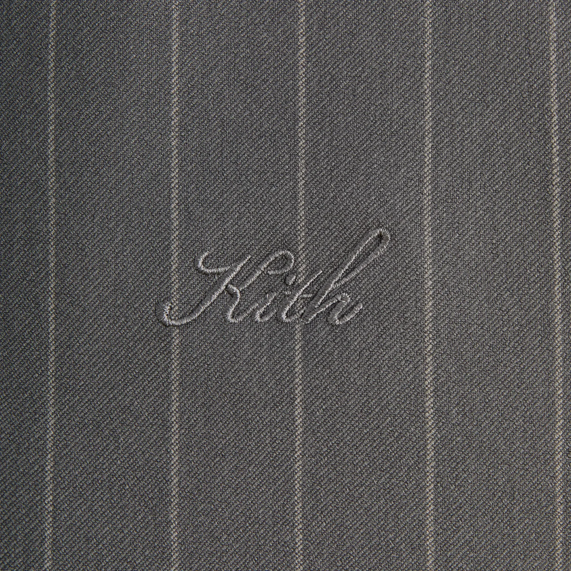 Kith Double Weave Selfridge Zip Up Hoodie - Carbon sold by Kith product image thumbnail 3