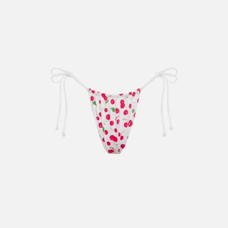 Frankies Bikinis x Sydney Sweeney Tia Bottom - Cherry Bomb sold by Kith