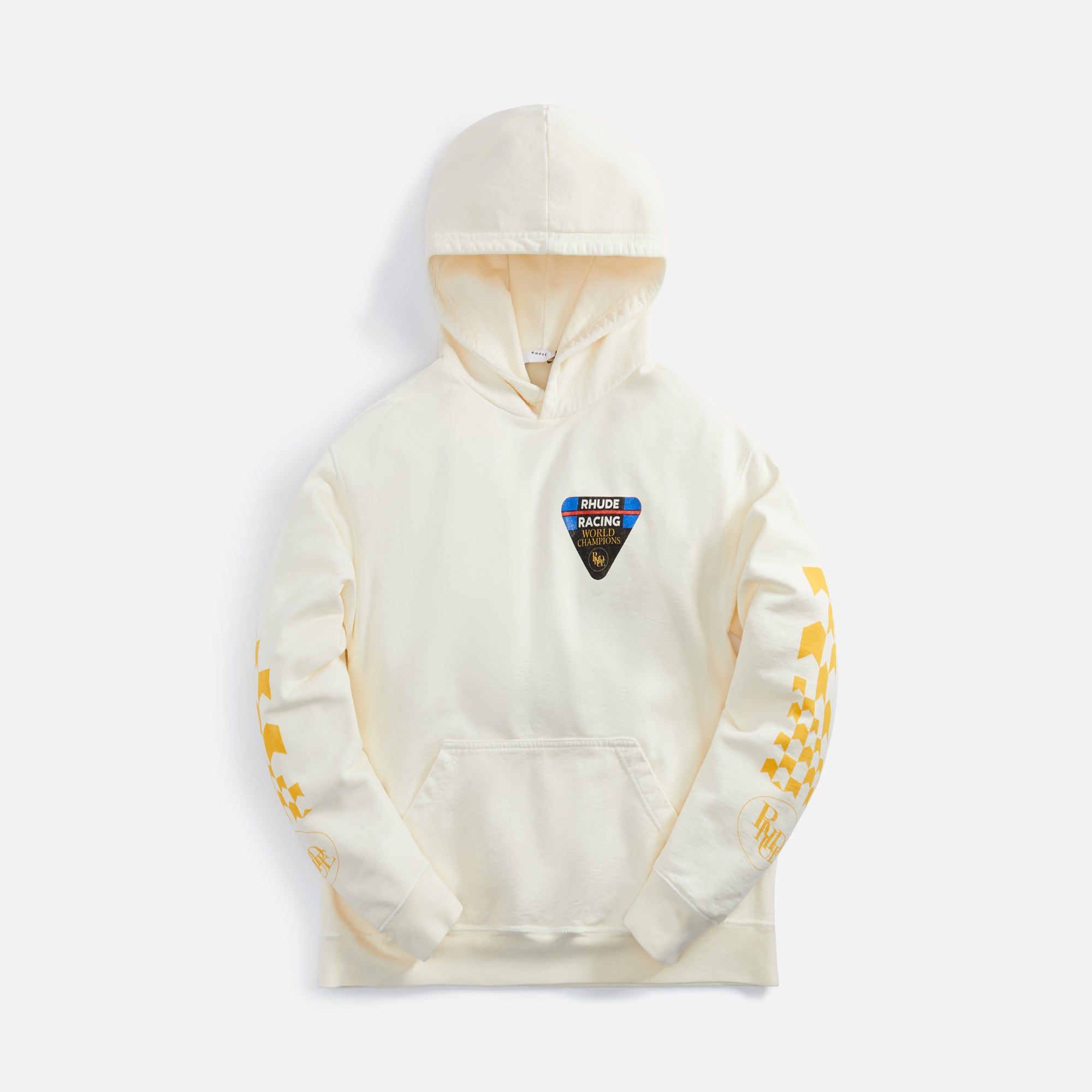Rhude Livery Printed Hoodie - White sold by Kith