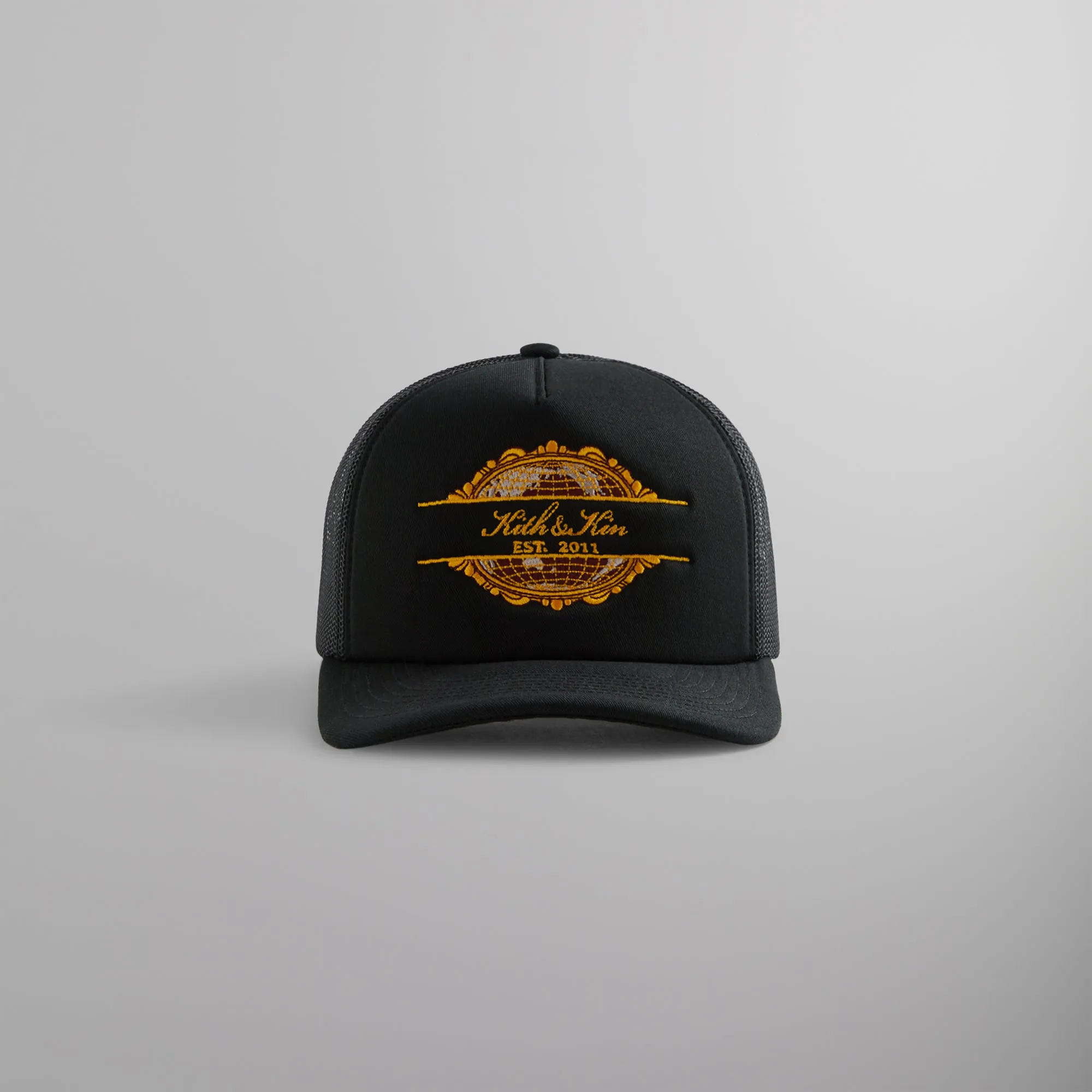 Kith Nolan Poly Foam Trucker - Black sold by Kith