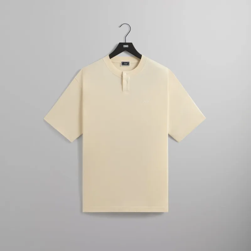 Kith Tristan Henley Tee - Sandrift sold by Kith