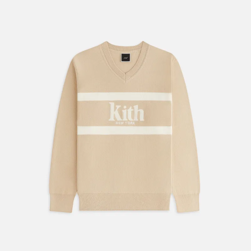 Kith Women Verone V-Neck Sweater - Canvas sold by Kith