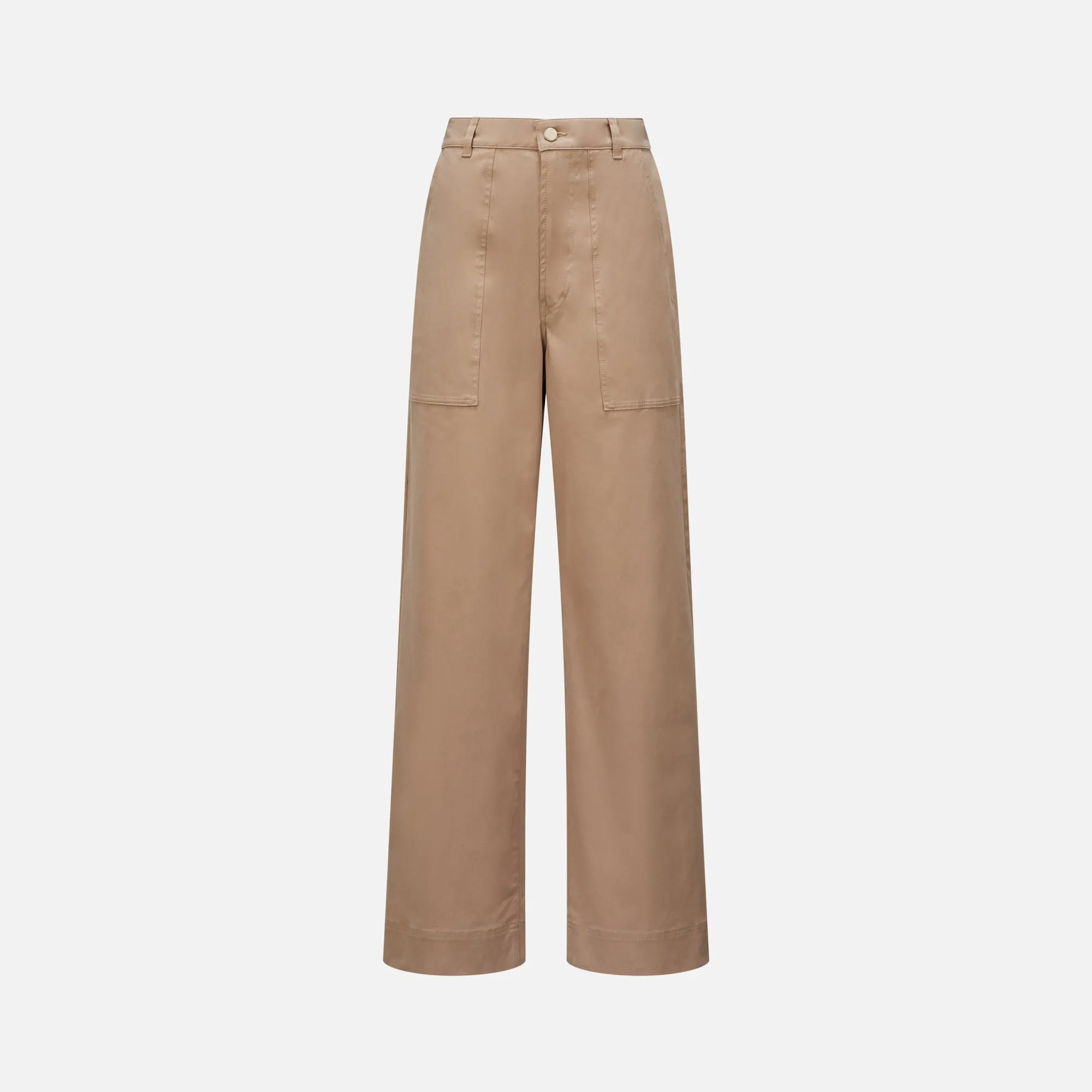 Moncler Gabardine Trousers - Beige sold by Kith