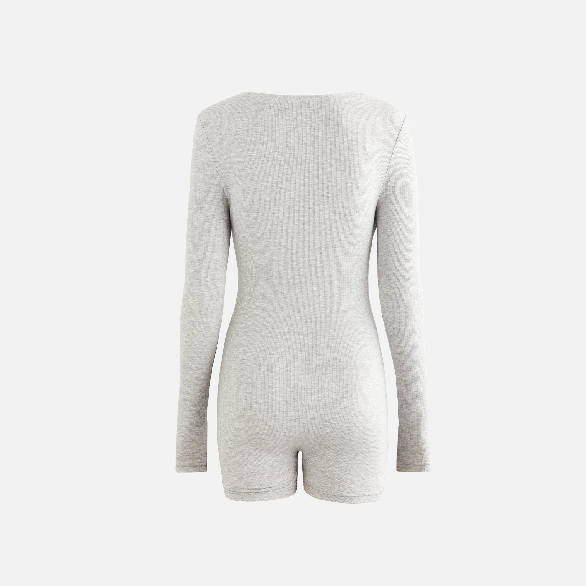 Kith Women Dara Modal Rib Romper - Heather Grey PH sold by Kith product image thumbnail 3