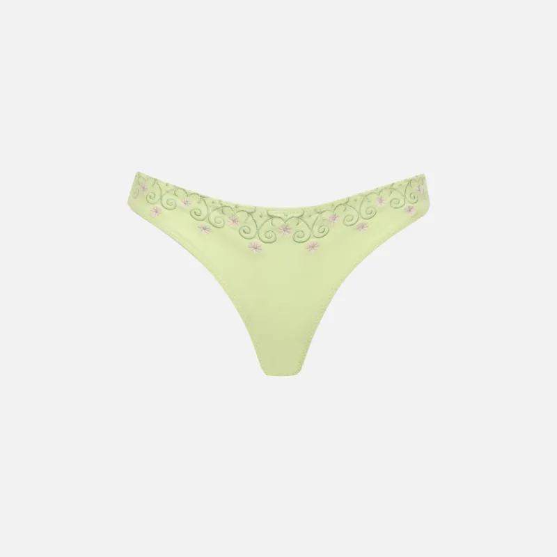 Frankies Bikinis x Sydney Sweeney Dawson Bottom - Key Lime sold by Kith