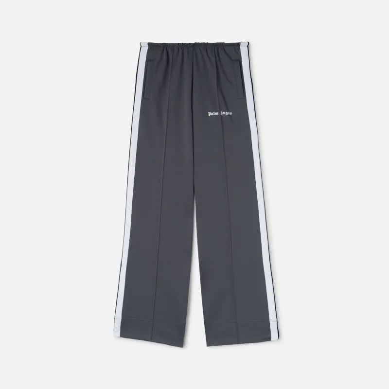 Palm Angels Loose Track Pants - Grey / White sold by Kith