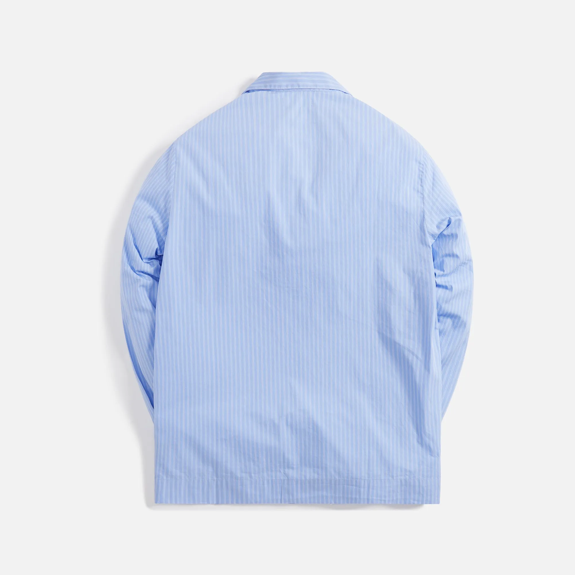 Tekla Poplin Long Sleeve Pajama Shirt - Pin Stripes sold by Kith product image thumbnail 2