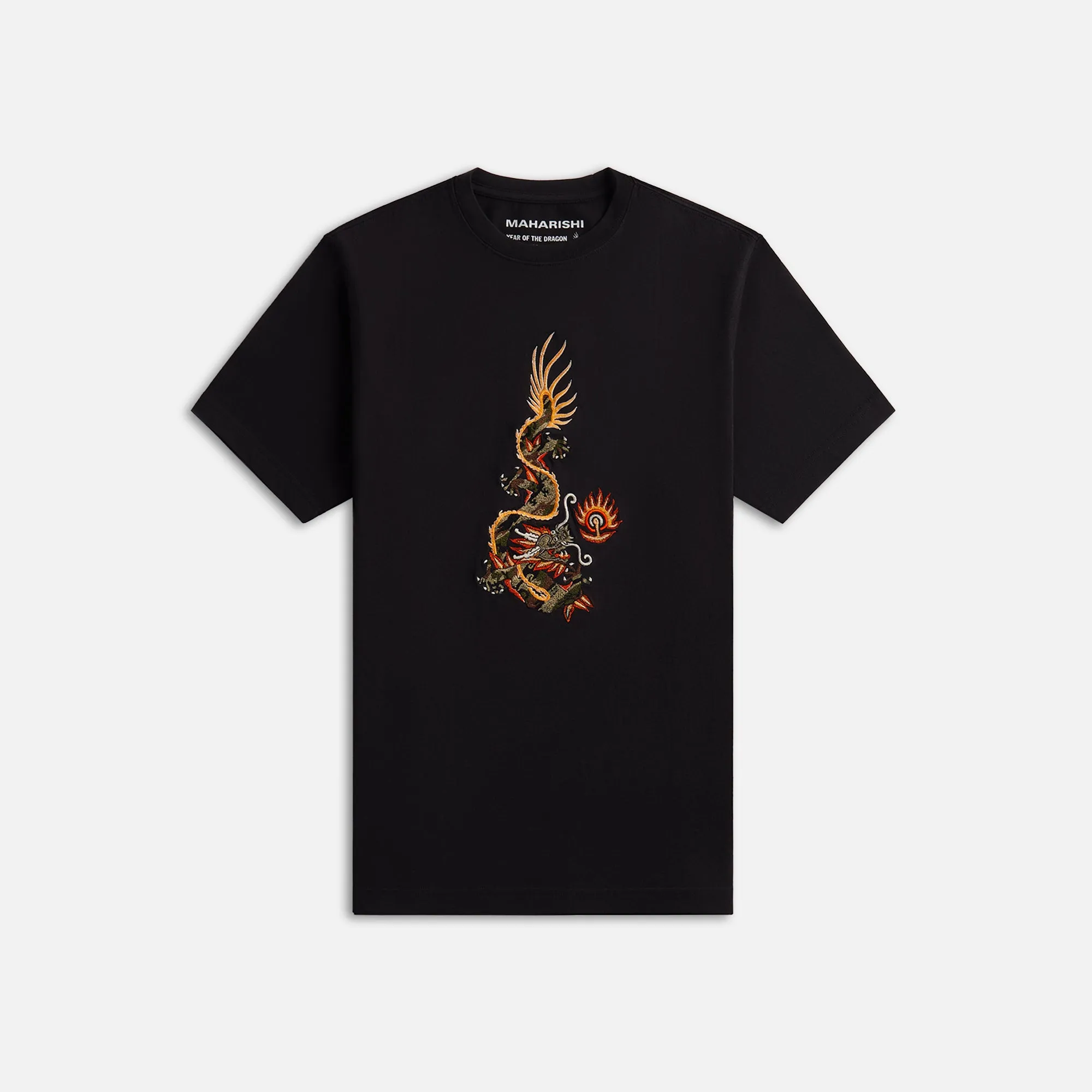 Maharishi Original Dragon Tee - Black sold by Kith