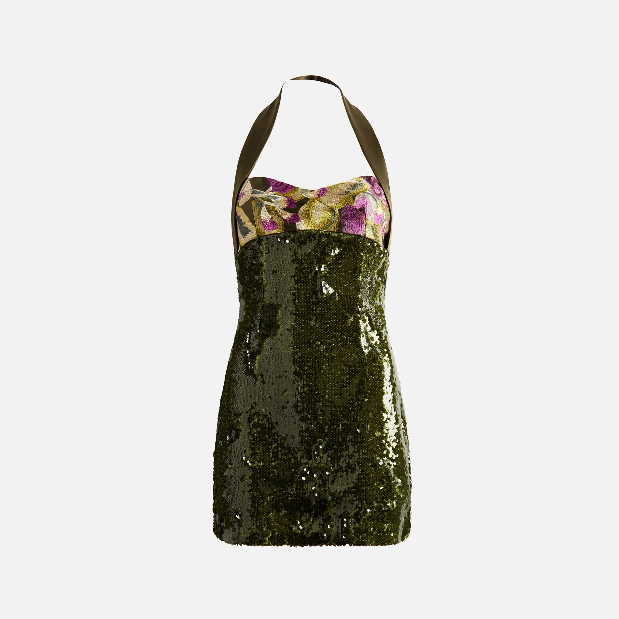 Kim Shui Strapless Mini Dress - Green sold by Kith