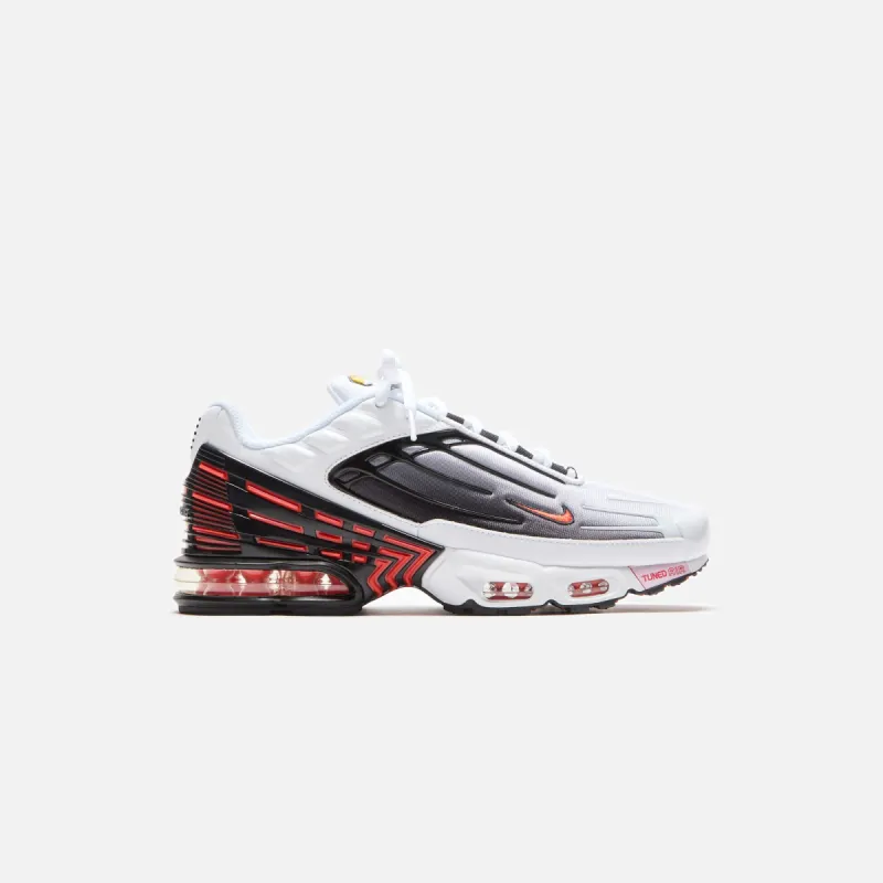 Nike Air Max Plus 3 - White / Team Orange / Black / Gunsmoke sold by Kith