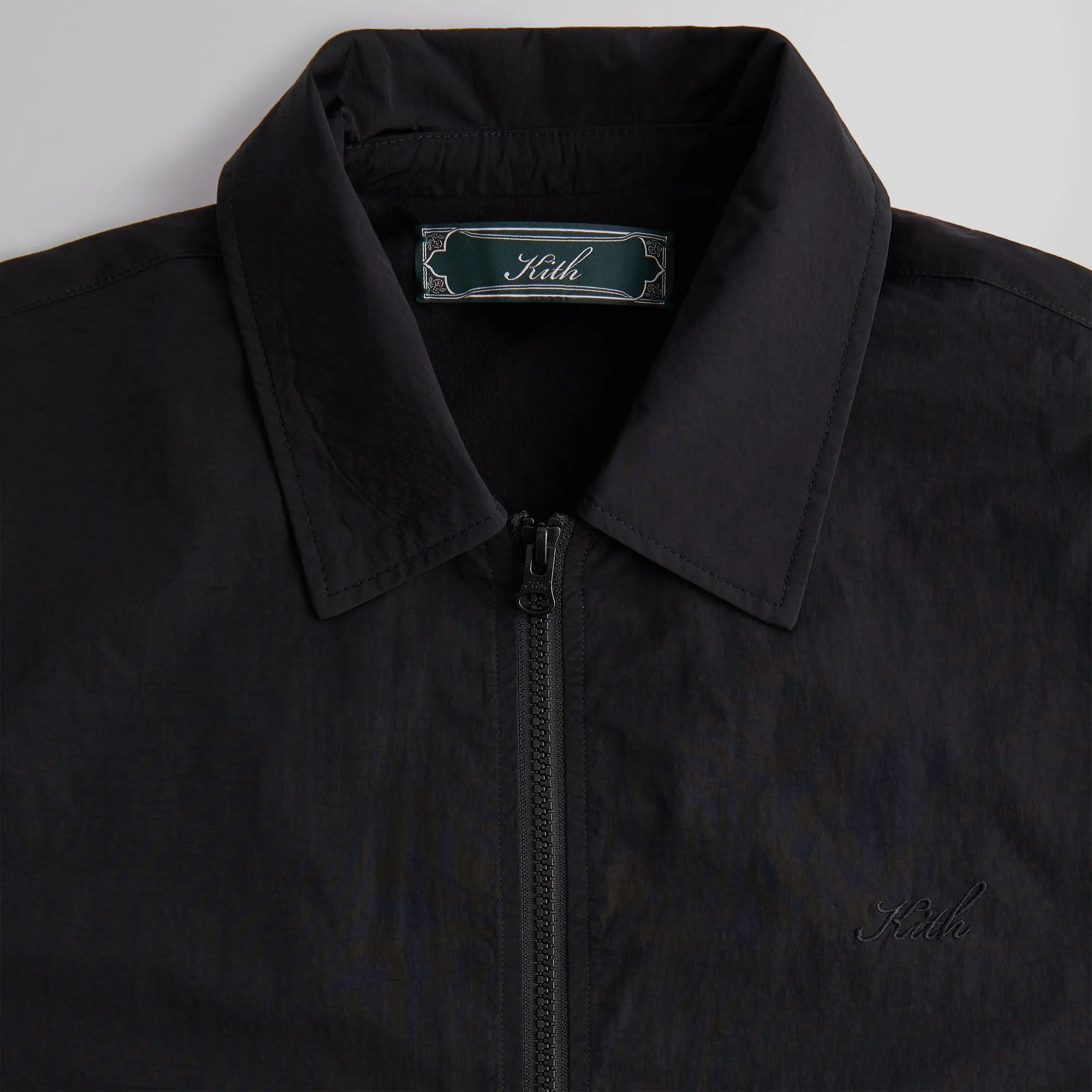Kith Wrinkle Nylon Coaches Jacket - Black sold by Kith product image thumbnail 3