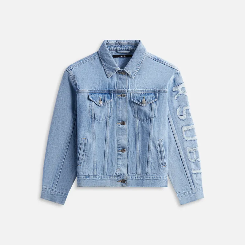 Ksubi Oversized Jacket - Torn Up made by Ksubi